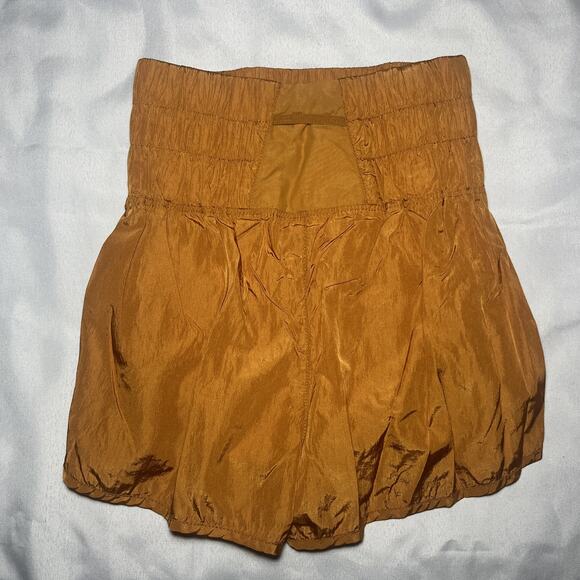 FP Movement Free People The Way Home Running Athletic Shorts XS Orange Workout - Picture 3 of 8